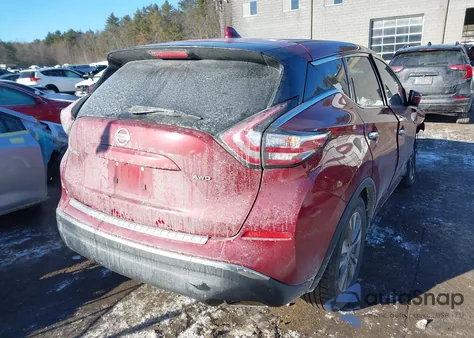2018 Nissan Murano S z USA, uszkodzony, nr VIN 5N1AZ2MH9JN146998
